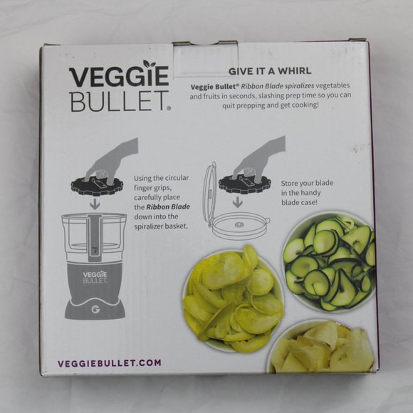 Veggie Bullet Ribbon Blade with Case - Picture 2 of 9